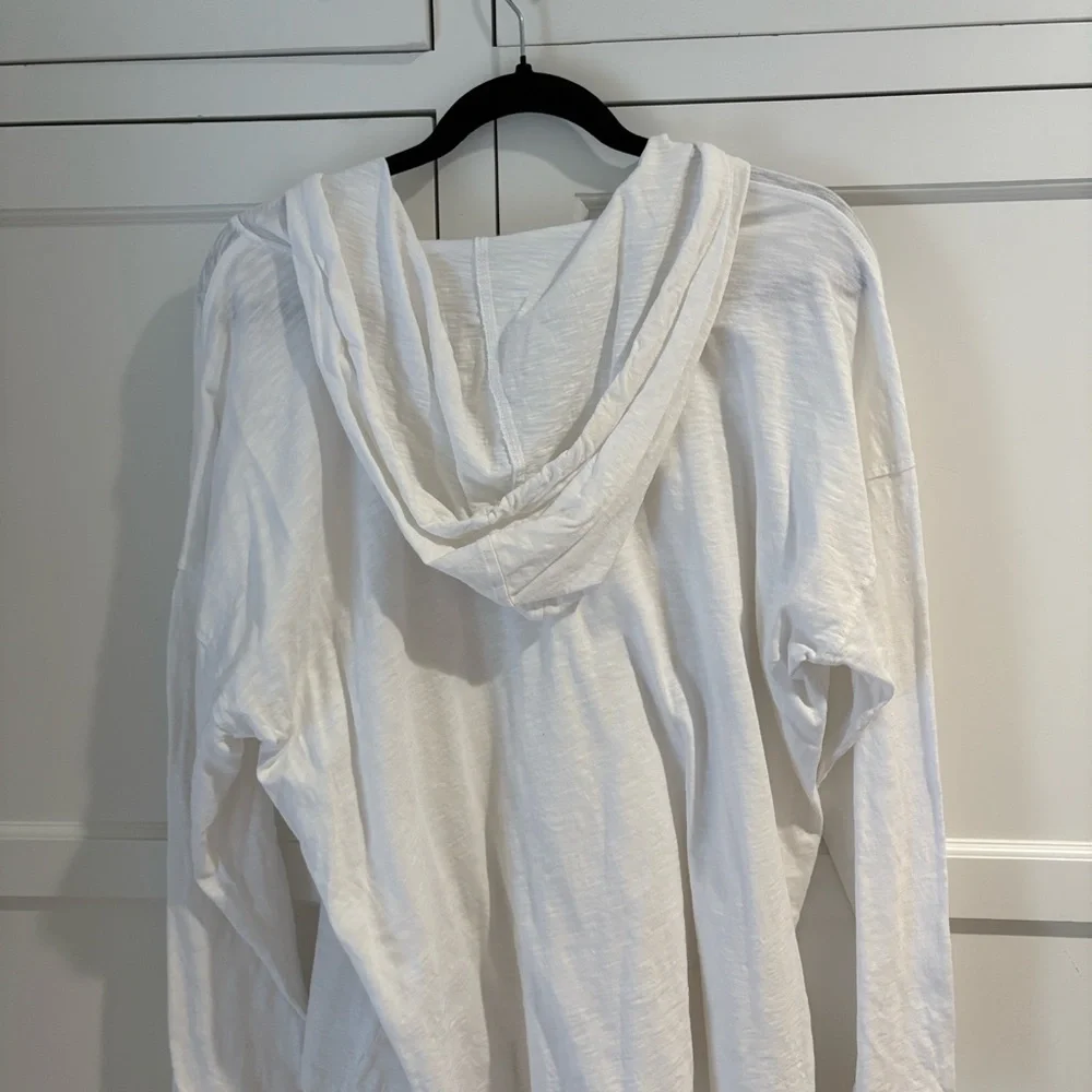 Caslon White Hooded t-shirt | XL - Picture 5 of 11